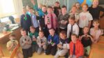 Klasa czwarta podczas obchodów Dnia Chłopaka