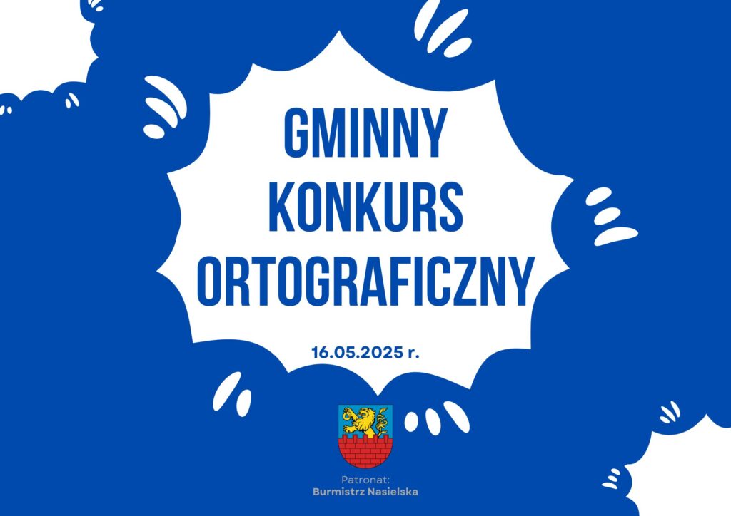Informacja o konkursie ortograficznym